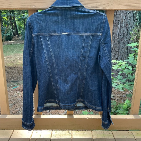 NWT White House Black Market Denim Jacket, L - Picture 6 of 12